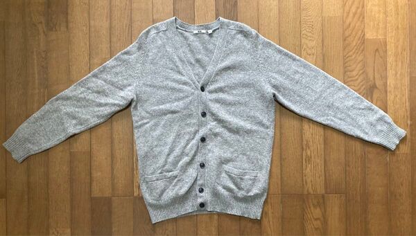 UNIQLO カーディガン Vネック グレー Lサイズ