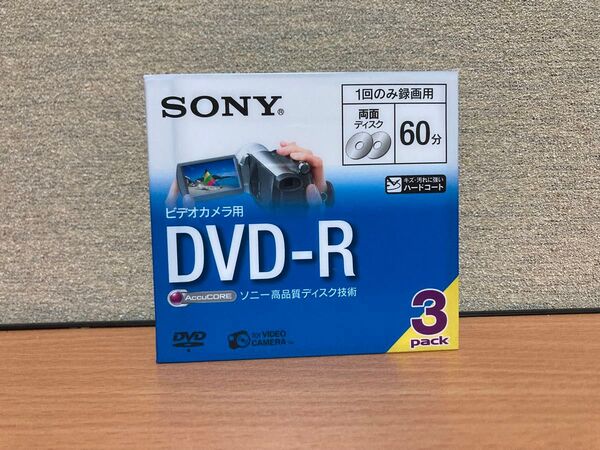 SONY ソニー DVD-R 3パック ビデオカメラ用 60分録画用