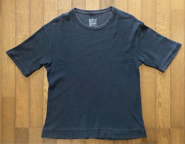 半袖 サマーニット Tシャツ ネイビー 無印良品 L