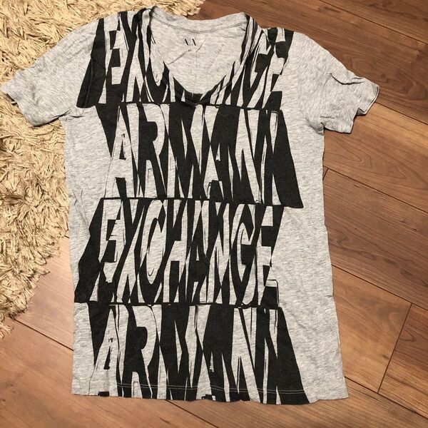 ARMANI EXCHANGE ◆Tシャツ/XS ロゴ プリント アルマーニエクスチェンジ