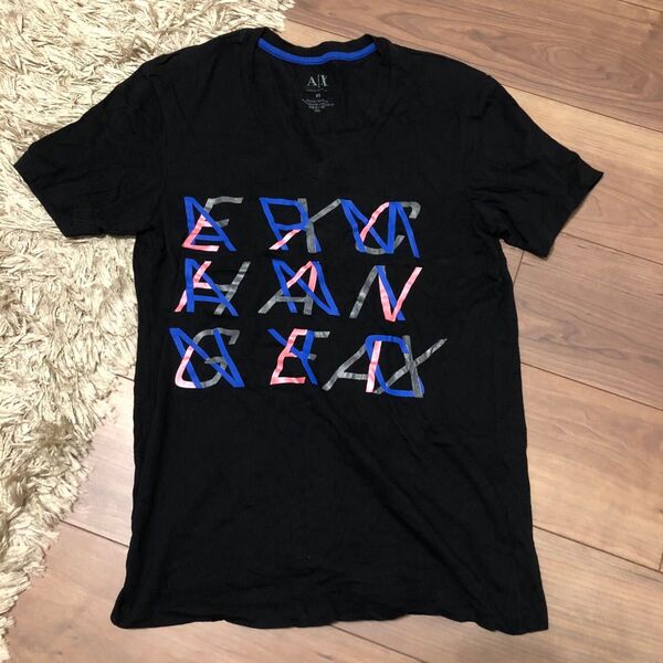 ARMANI EXCHANGE ◆Tシャツ/XS ロゴ プリント アルマーニエクスチェンジ