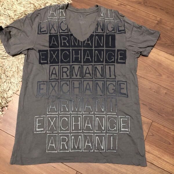 ARMANI EXCHANGE ◆Tシャツ/M ロゴ プリント アルマーニエクスチェンジ