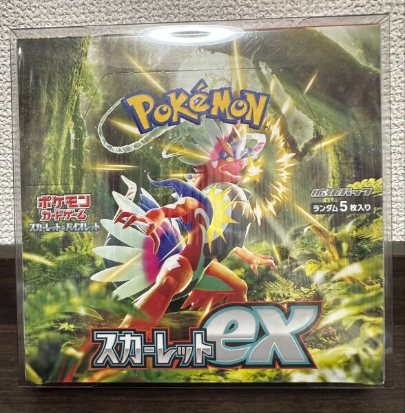【未開封】ポケモンカードゲーム スカーレットex 1BOX シュリンク付き