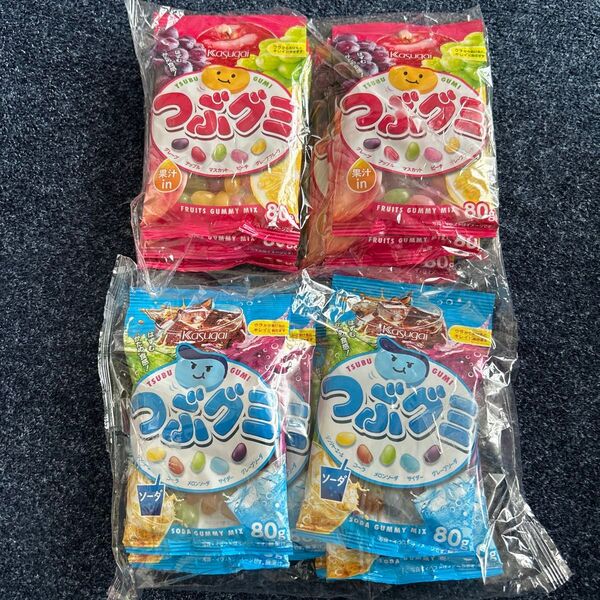 つぶグミ 6個 つぶグミソーダ 6個 合計12個セット