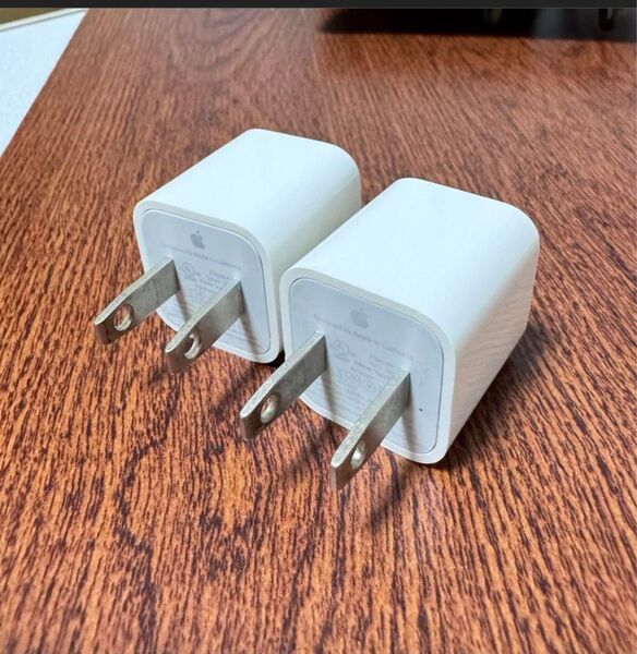 Apple iPhone 充電器 純正 電源アダプター 2個