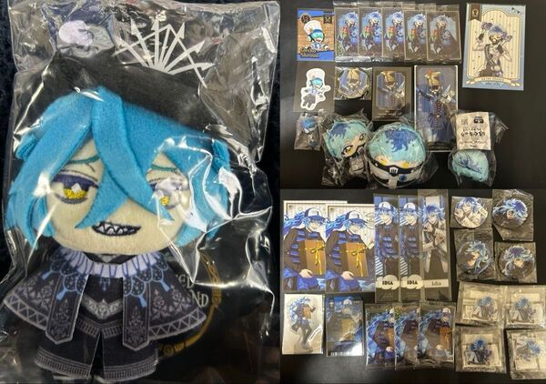 ツイステ イデア ミニミニぬいぐるみ オルト セット ふわコロ ユニオン おめかし 缶バッジ しおり 特典 限定 ポスカ