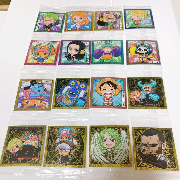 ワンピース ウエハース シール log.8 ノーマル&レア コンプ 16枚セット