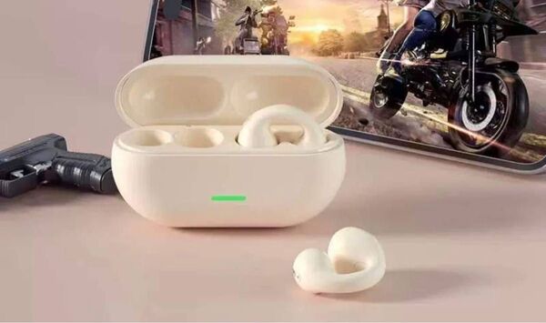 ワイヤレス空気/ 骨伝導式 Bluetooth イヤホン ノイズキャンセリング