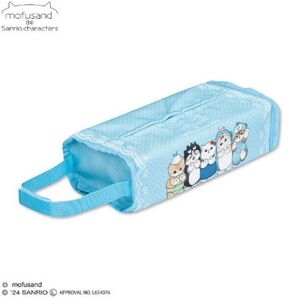 アベイル限定★ サンリオ モフサンド コラボ ティッシュケース サメにゃん ブルー キティ ハンギョドン
