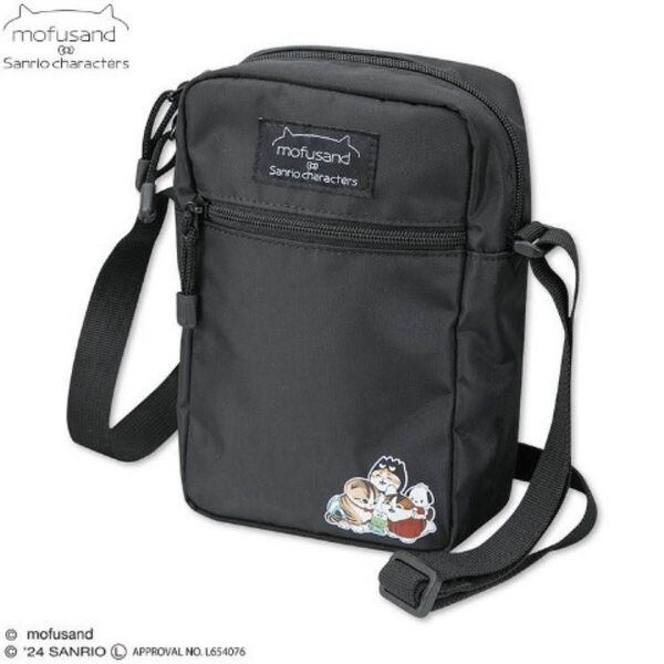 アベイル限定 ショルダーバッグ(mofusand×Sanrio characters)モフサンド ショルダーポーチ サンリオ 黒