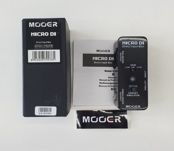 MOOER MICRO DI 新品未使用
