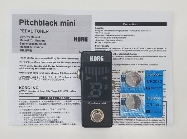 KORG Pitchblack mini PB-MINI ペダル式チューナー
