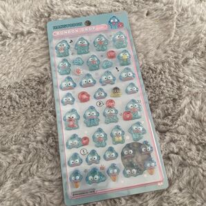 ボンボンドロップシール ハンギョドン サンリオ はぴだんぶい 立体シール