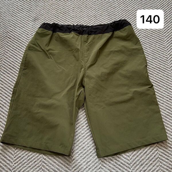 ハーフパンツ 140 グリーン系 ストレッチあり ショートパンツ ボトムス 男の子