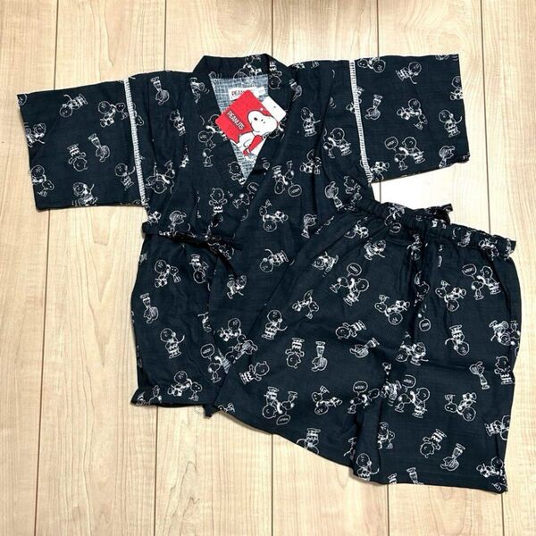 【新品タグ付き】SNOOPY PEANUTS 甚平 半袖 セットアップ 夏