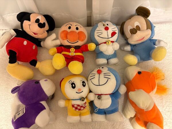 人気キャラクターぬいぐるみ7点セット