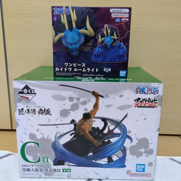 一番くじ ワンピース 匠ノ系譜 覇極 C賞 ロロノア・ゾロ カイドウ ルームライト(未開封品)