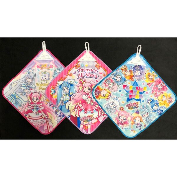 【 未使用 】わんだふるぷりきゅあ ループタオル 3枚セット☆