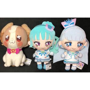 わんだふるぷりきゅあ こむぎ キュアリリアン キュアニャミー ぬいぐるみ 3点セット☆