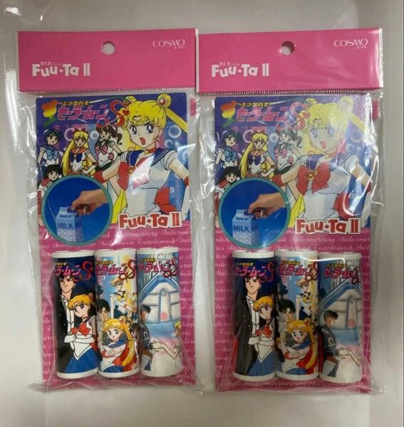 新品未開封 プラスチック製品 セーラームーン 紙パックホルダー 3個入り 2セット 当時 レア レトロ