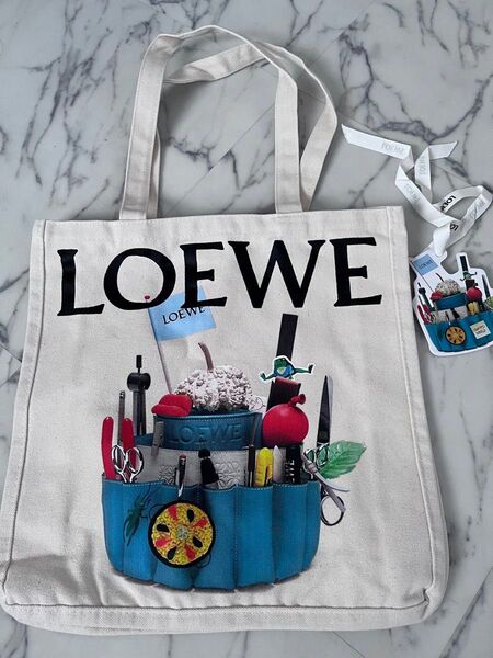 未使用 ロエベ LOEWE CRAFTED WORLD展 ノベルティトートバッグ