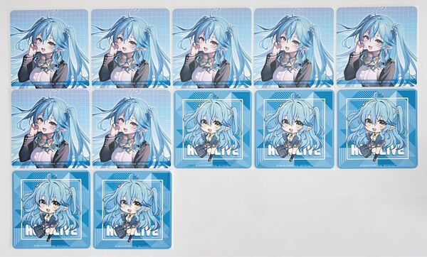 ホロライブ×GiGO 放課後のねぽらぼ コースター 雪花ラミィ 12点セット