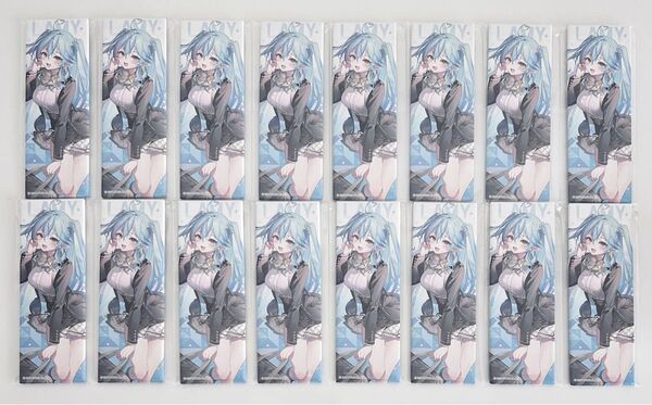 ホロライブ×GiGO 放課後のねぽらぼ ロング缶バッジ 雪花ラミィ 16点セット