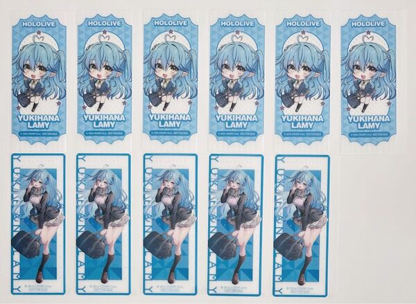 ホロライブ×GiGO 放課後のねぽらぼ ロング缶バッジ 雪花ラミィ 11点セット