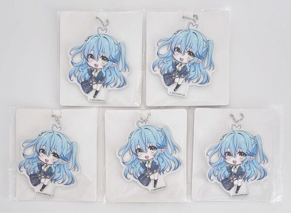 ホロライブ×GiGO 放課後のねぽらぼ アクリルキーホルダー 5点セット