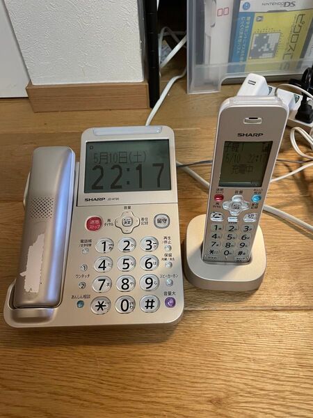 SHARP コードレス電話機 JD-AT95CL 子機付き