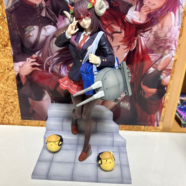 最終値下げ 駿河 文化系なんだからっver. 1/7スケールフィギュア アズールレーン 完成品フィギュア