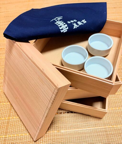 重箱 & 小皿3個セット/ 美濃吉風呂敷
