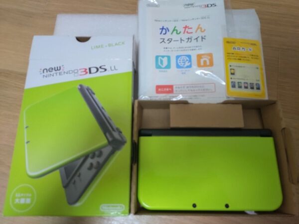 Newニンテンドー3DS LL 本体 ライム×ブラック