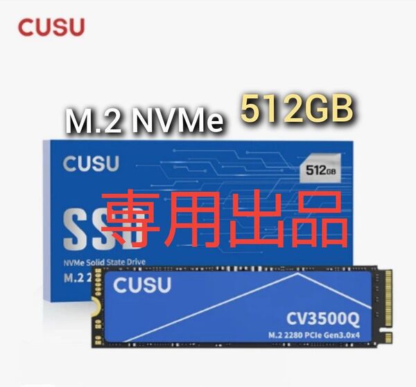 SSD 512GB CUSU CV3500Q M.2 NVMe PCIe3.0 x4新品 10個セットプラス 2.5インチ製品