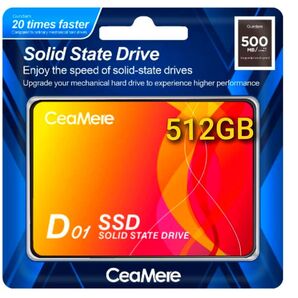 SSD 512GB CeaMere CMSSDA 2.5インチ(橙) パッケージ品 新品