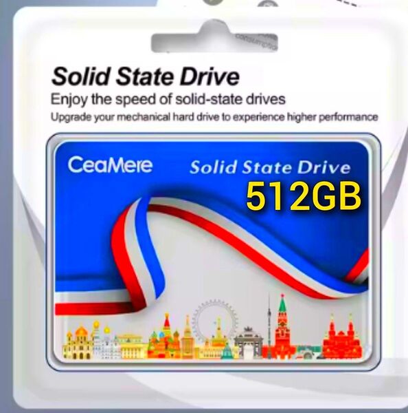 SSD 512GB CeaMere CMSSDA 2.5インチ パッケージ品 新品