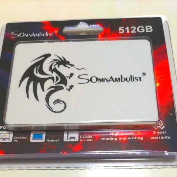 SSD 512GB SOMNAmbulist H650 (白)SATA2.5インチ新品未使用