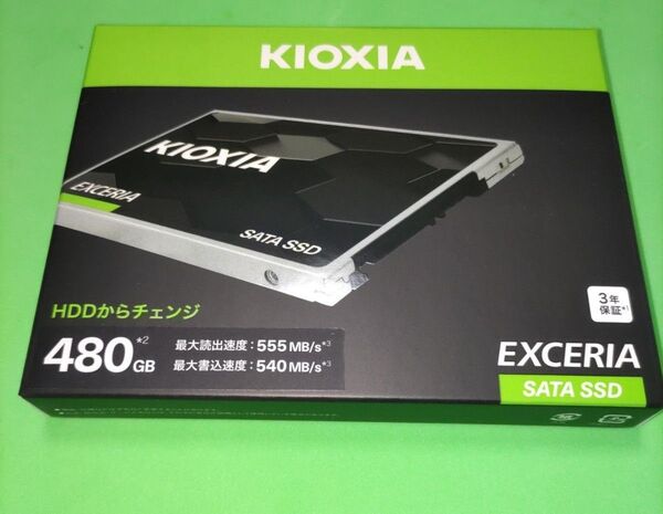 KIOXIA SSD 480GB 2.5インチ 国産3D NAND TLC採用 SSD-CK480S 国内正規品 新品未使用