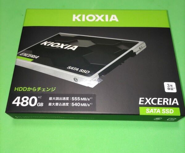 KIOXIA SSD 480GB 2.5インチ 国産3D NAND TLC採用 SSD-CK480S 国内正規品 新品未使用