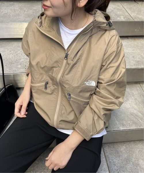 【THE NORTH FACE/ ザノースフェイス】Short Compact Jacket 新品カーキL