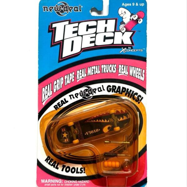 【当時物 レア品】TECHDECK 指スケ フィンガーボード