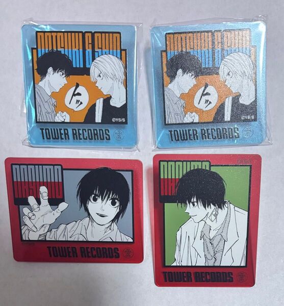 SAKAMOTO DAYS サカモトデイズ タワレコカフェ アクリルバッジ 【南雲 シン&勢羽夏生】4点セット