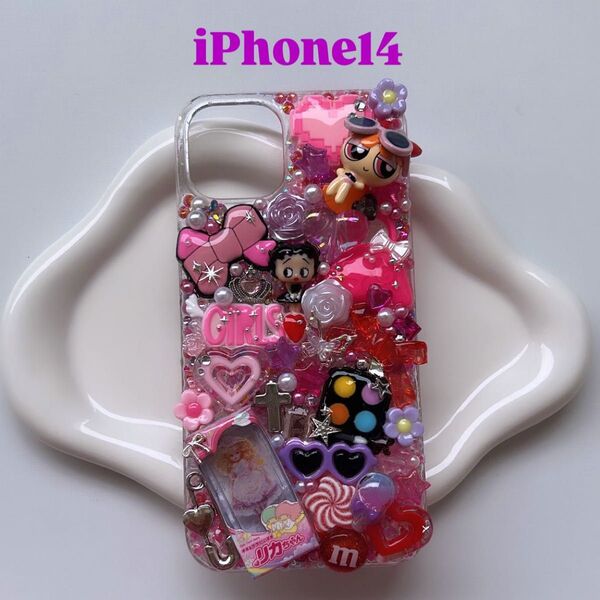 【現品のみ】デコ iPhone13ケース<3デコ電