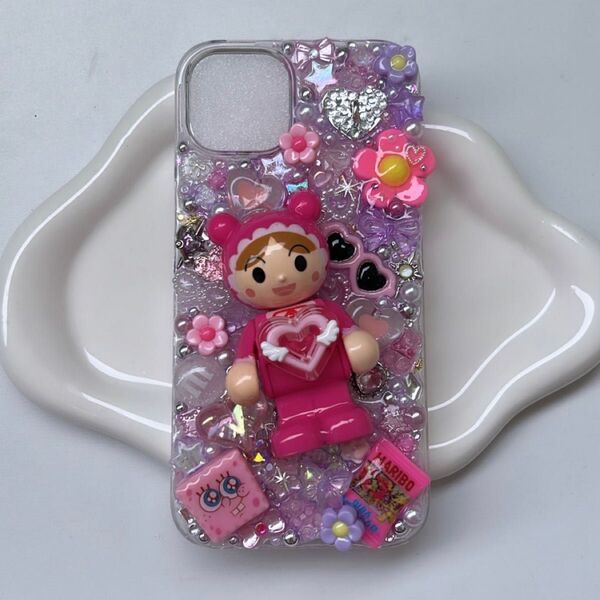 ☆デコ電☆キラキラポップなiPhone14ケース
