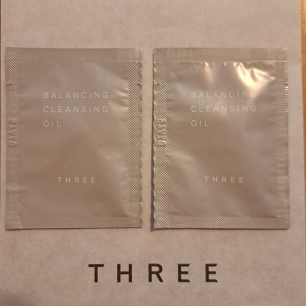 ★《THREE》バランシングクレンジングオイルN メイク落とし 3ml×2 スリー サンプル リニューアル