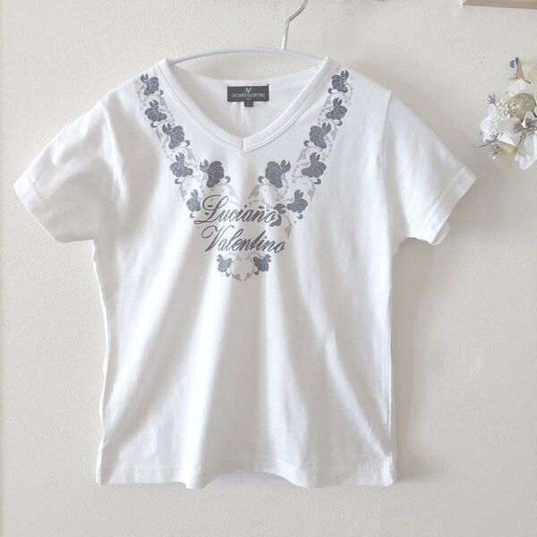 LUCIANO VALENTINO VネックTシャツ L