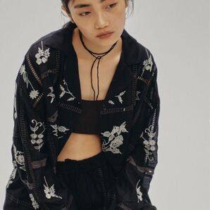 新品 togdayful Embroidery Patchwork Shirts