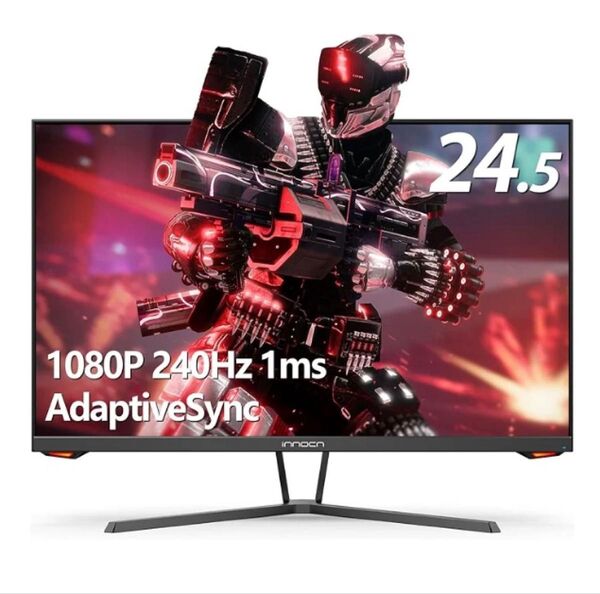 【ジャンク品】INNOCN 24.5インチ ゲーミングモニター 180Hz 1ms AdaptiveSync
