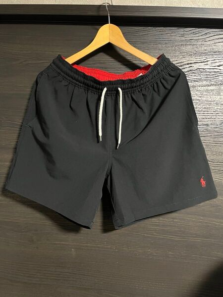 ポロ ラルフローレン スイムパンツ ショート ハーフパンツ 水着 M ブラック