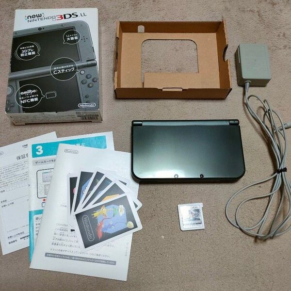NEWニンテンドー3DS LL メタリックブラック 任天堂 本体 DS New Nintendo 3DSLL 3DS本体